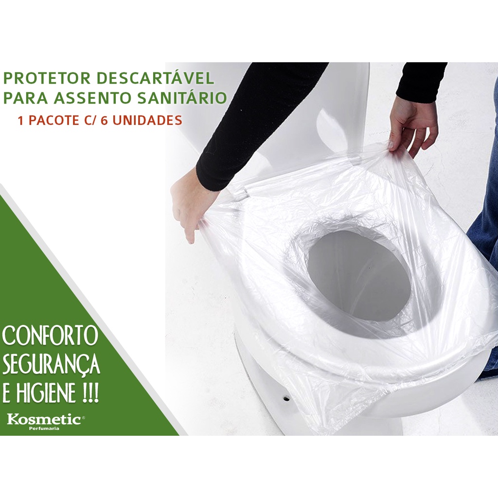 Protetor Descartavel Para Assento Sanitario Pacote Unid