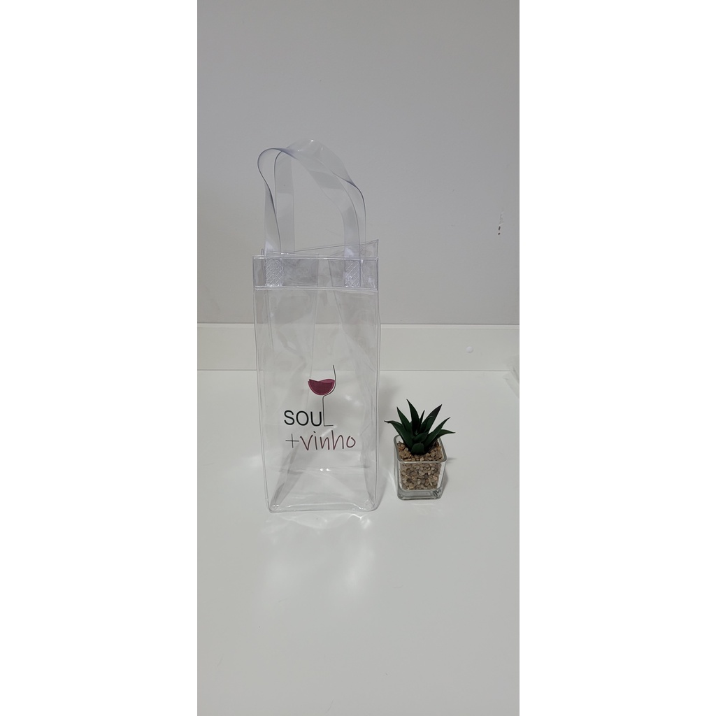 Sacola De Gelo Ice Bag Para Vinho E Bebidas Personalizada Shopee Brasil