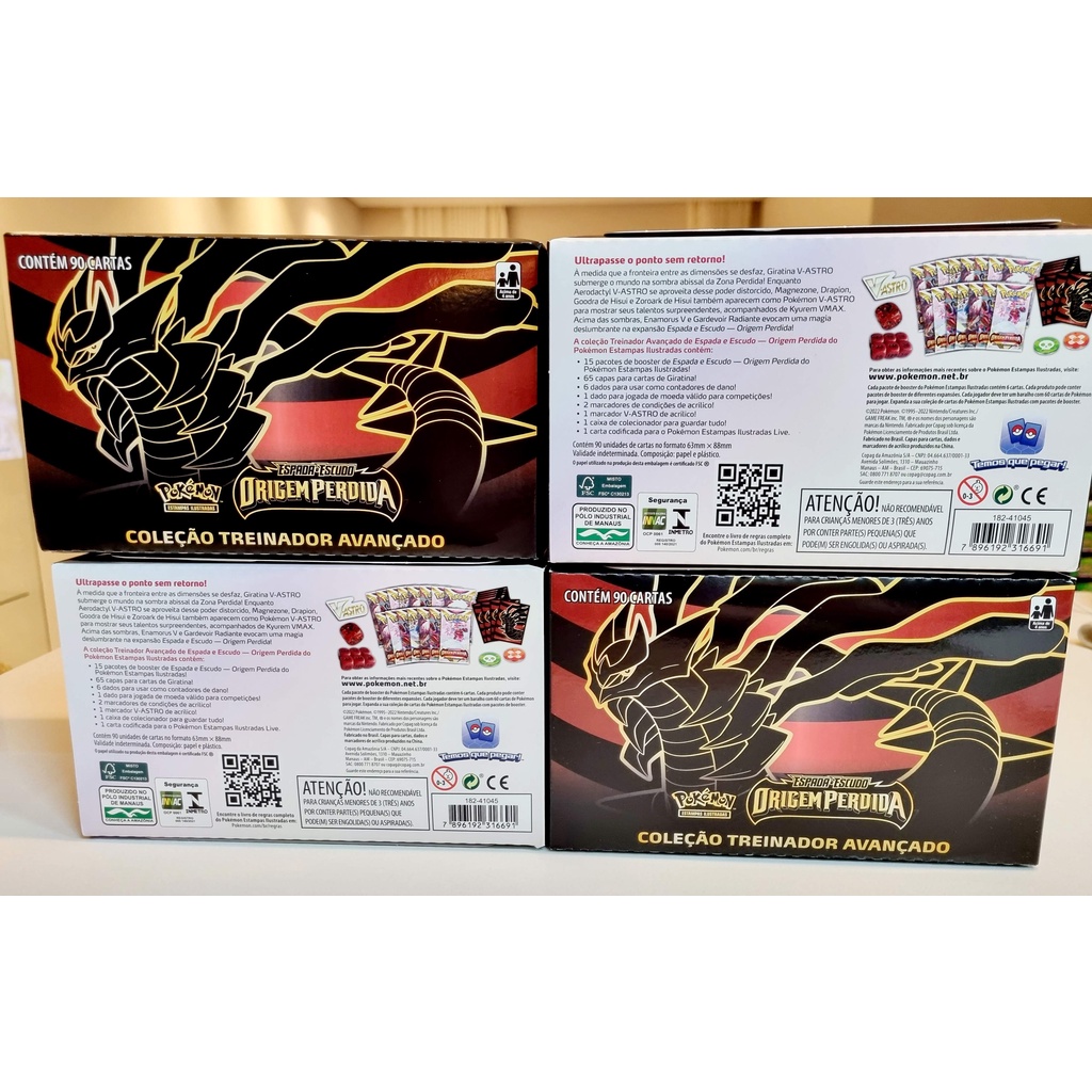 Pok Mon Elite Trainer Box Ee Origem Perdida Giratina Copag Shopee