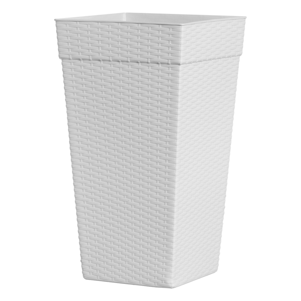 Vaso Grande Quadrado Rattan Para Flores E Plantas 28l Oferta Shopee