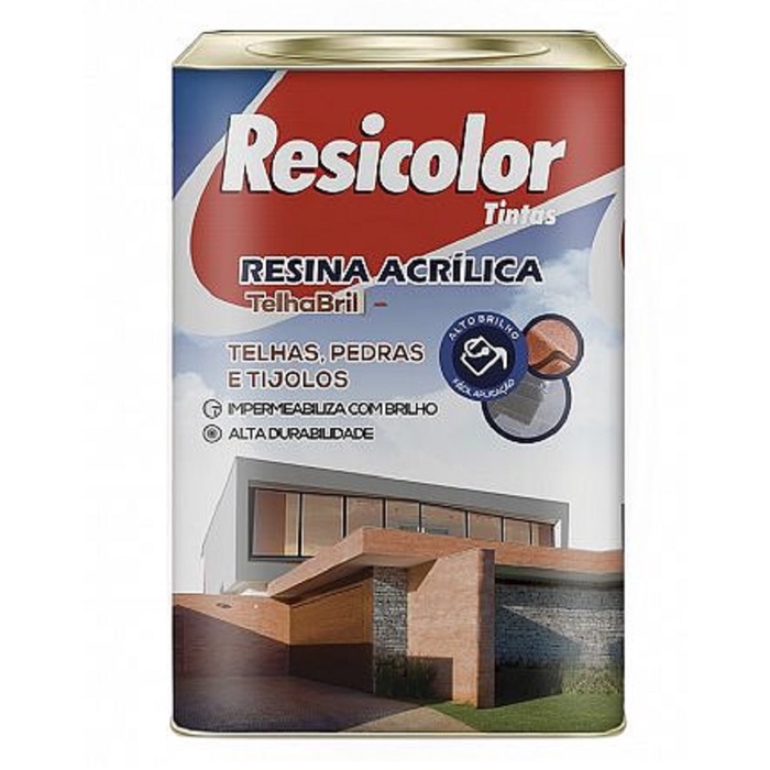 Resina Telhabril Resicolor Incolor 3 6l Base Solvente Shopee Brasil