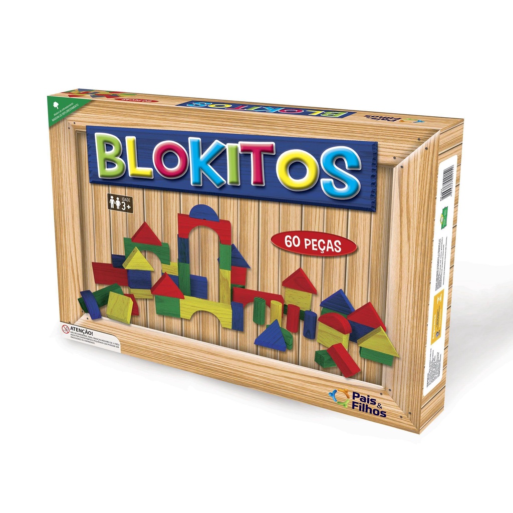 Blocos De Montar Pe As Blokitos Pais E Filhos Shopee Brasil