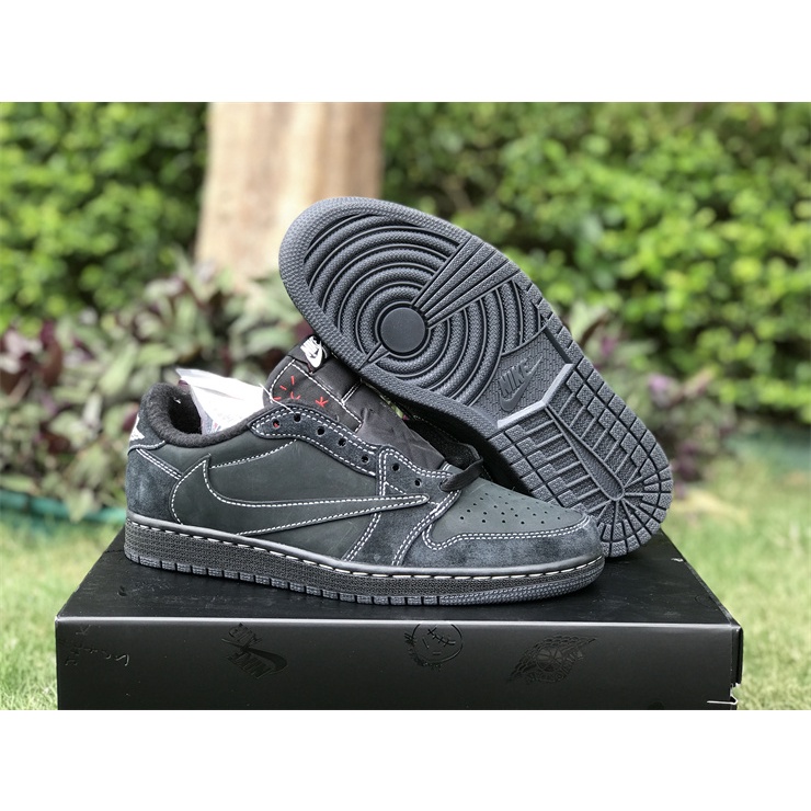 Travis Scott X Mens Air Jordan Baixo Og Preto Fantasma Dm