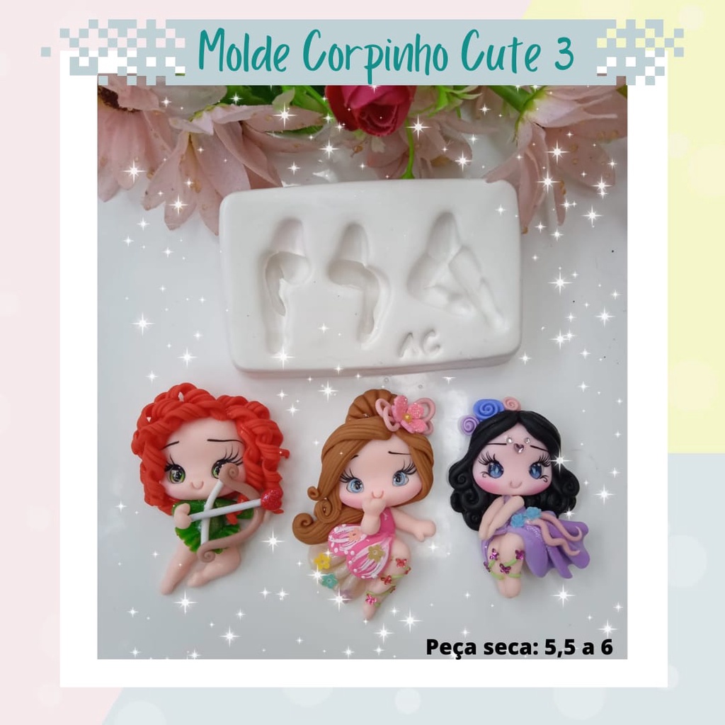 Molde Corpinho Cute Artes Da Cris Shopee Brasil