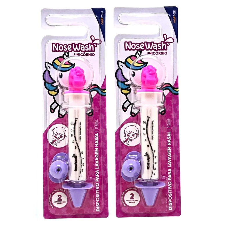 Kit Seringas De Lavagem Nasal Nosewash Unicornio Agpmed Shopee Brasil