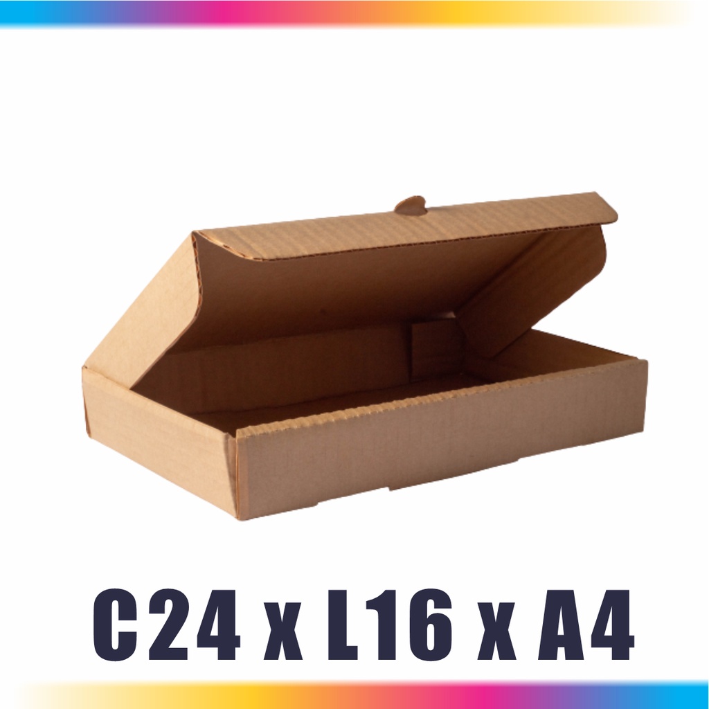 Kit Caixa Papelão Correio Mini Envios 24x16x4 Montável 100 Un Shopee