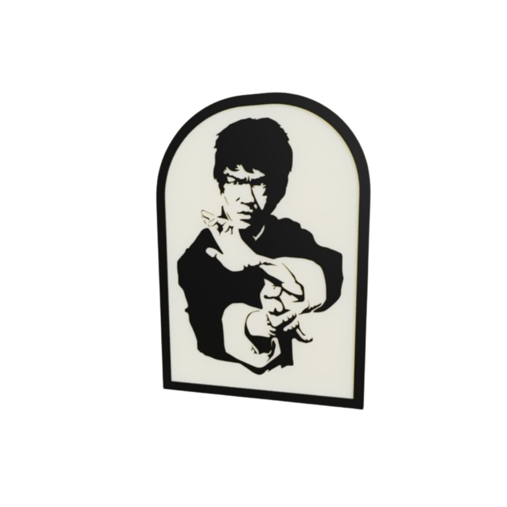 Quadro Bruce Lee Shopee Brasil