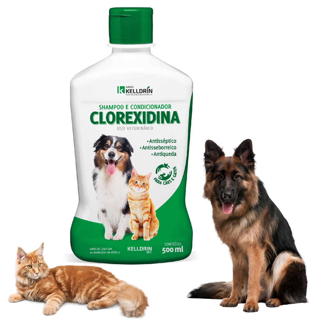 Dermatite Canina Shampoo Condicionador Clorexidina Ml Shampoo E