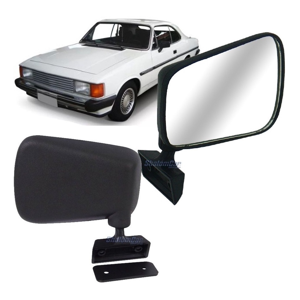 Espelho Retrovisor Opala Caravan Chevette Marajo 1980 A 1982 Esquerdo