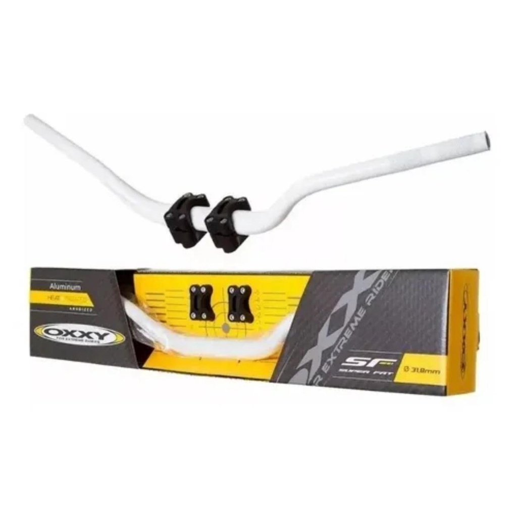 Guidao Oxxy Naked Baixo Branco Adaptador Cb Hornet Cb Shopee