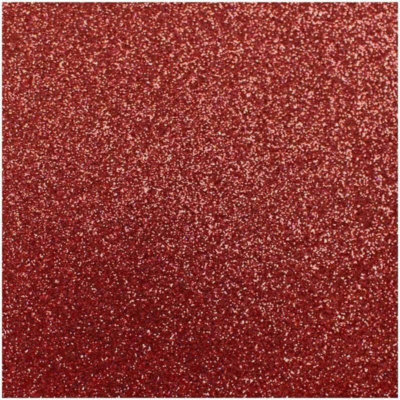 Placa Cartolina De Eva Glitter Brilho Vermelho X Kit Unidades