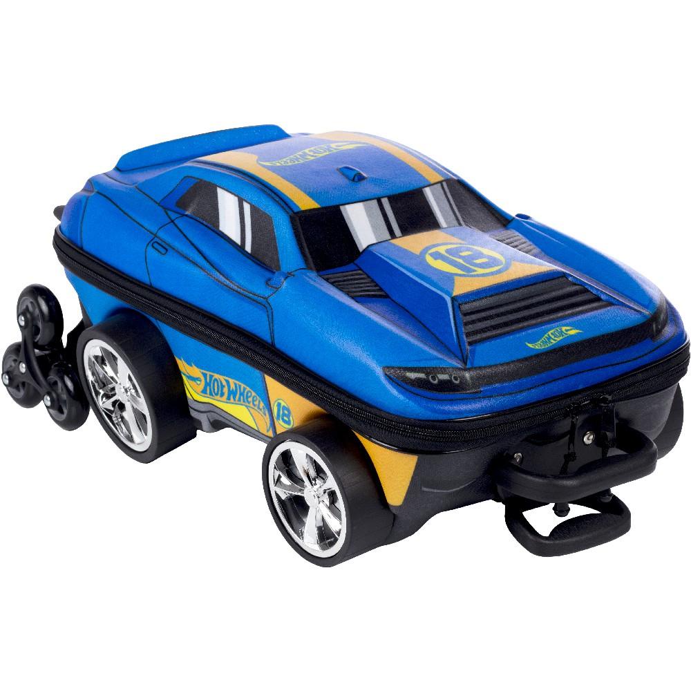 Mochila De Rodinhas D Maxtoy Hot Wheels Muscle Azul Shopee Brasil
