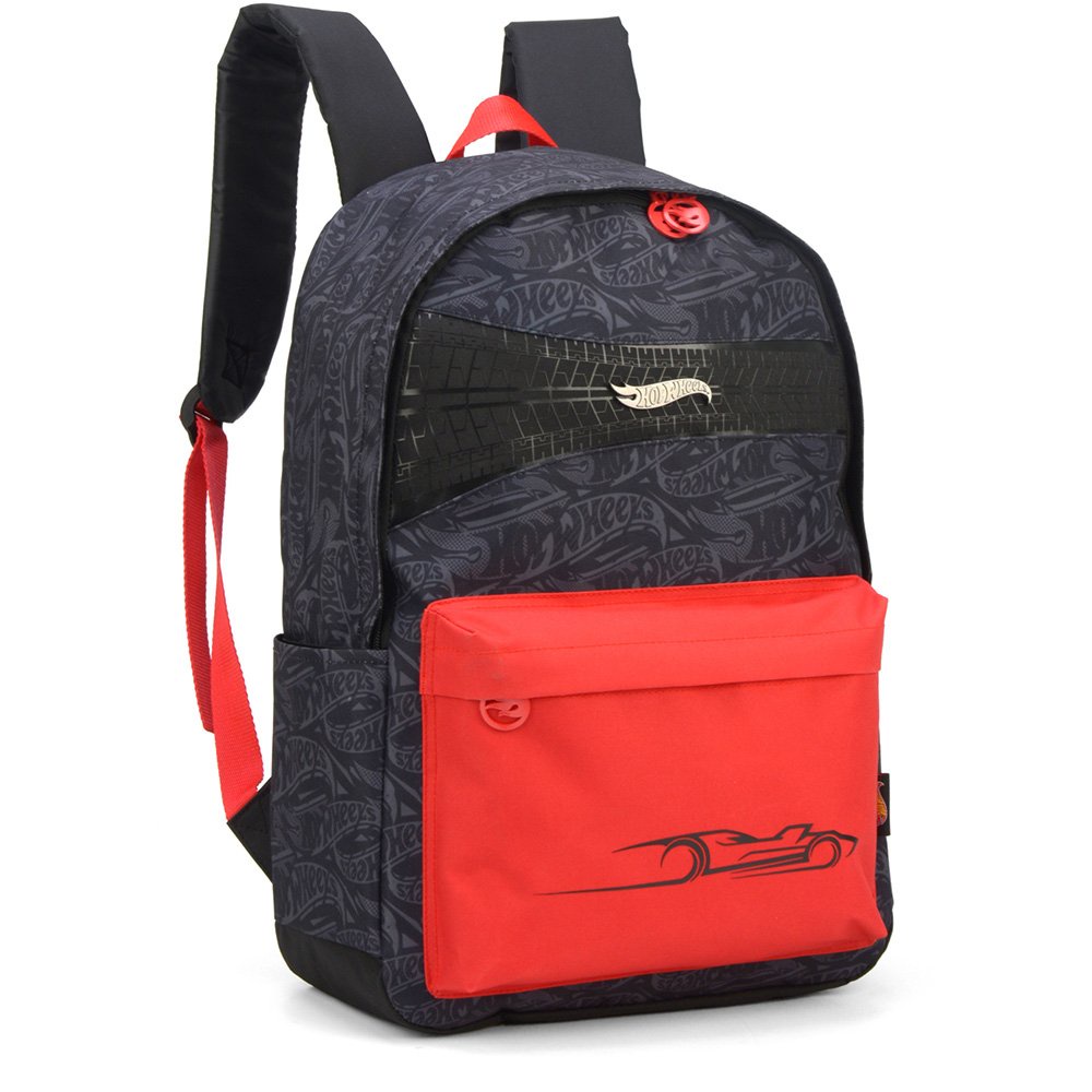 Mochila Bolsa Escolar Juvenil Costas Hot Wheels PT Luxcel Shopee Brasil