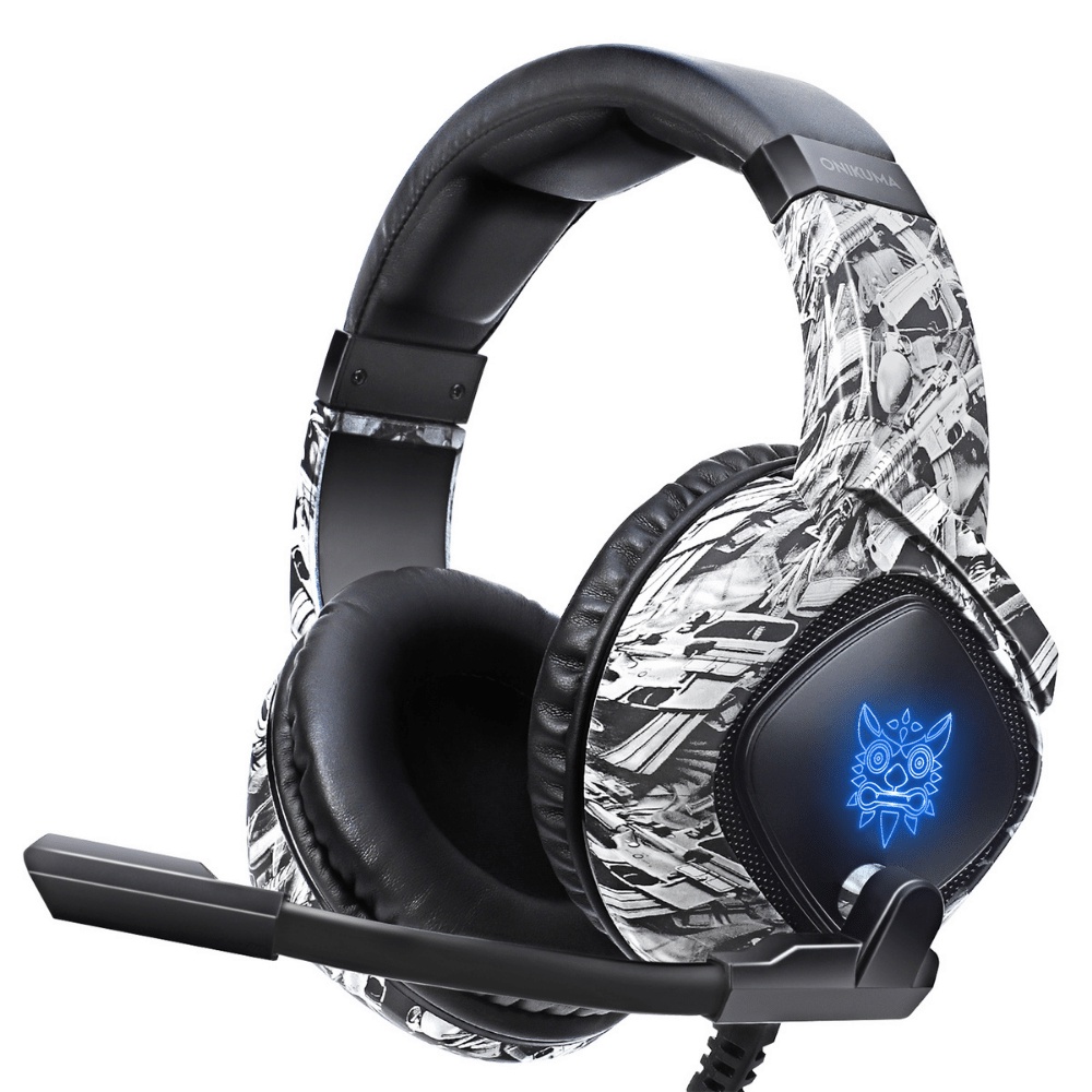 Fone De Ouvido Headset Gamer Profissional Onikuma K Preto Preto