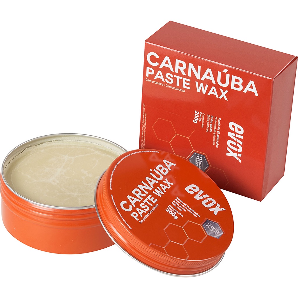 Carnauba Paste Wax 200G Cera Protetora Evox Shopee Brasil