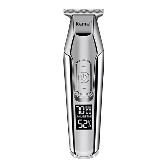 Aparador De Pelo Kemei KM 5027 Prata 100V 240V Shopee Brasil