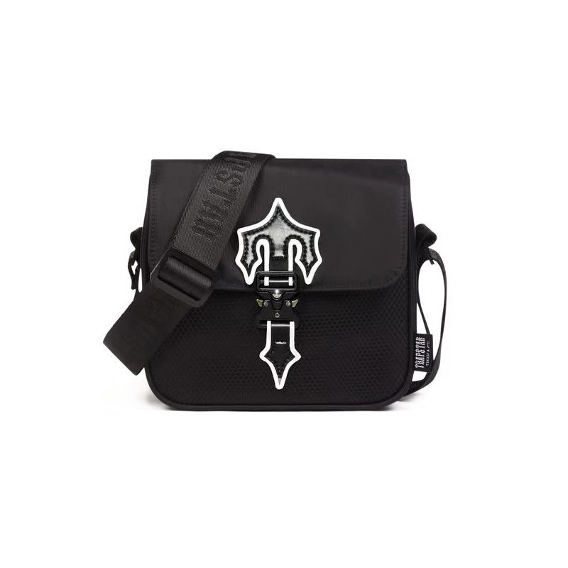 Trapstar 2022 Novo Designer Bolsa Para Mensageiro Preto Refletivo De