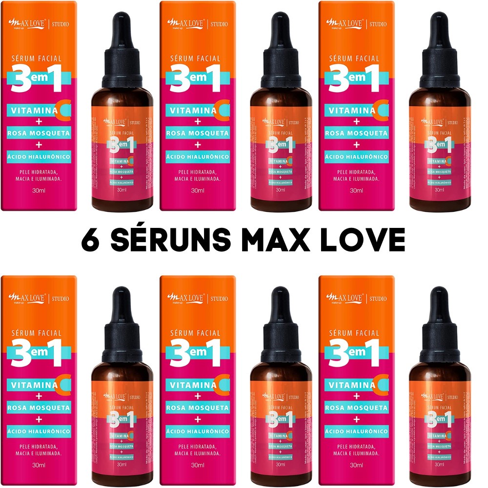 Kit S Rum Facial Em Max Love Shopee Brasil