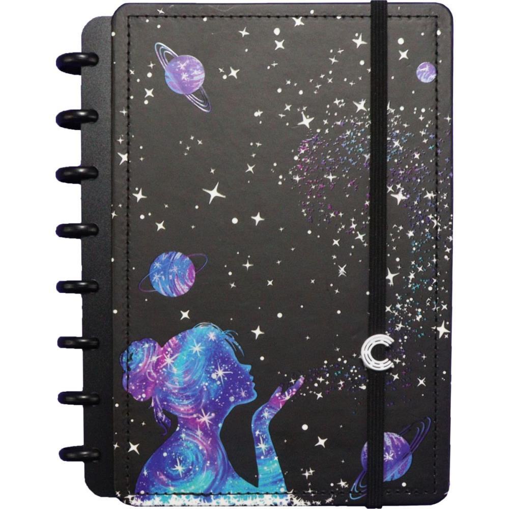 Caderno Inteligente Grande Poeira Das Estrelas 80f Caderno Inteligente