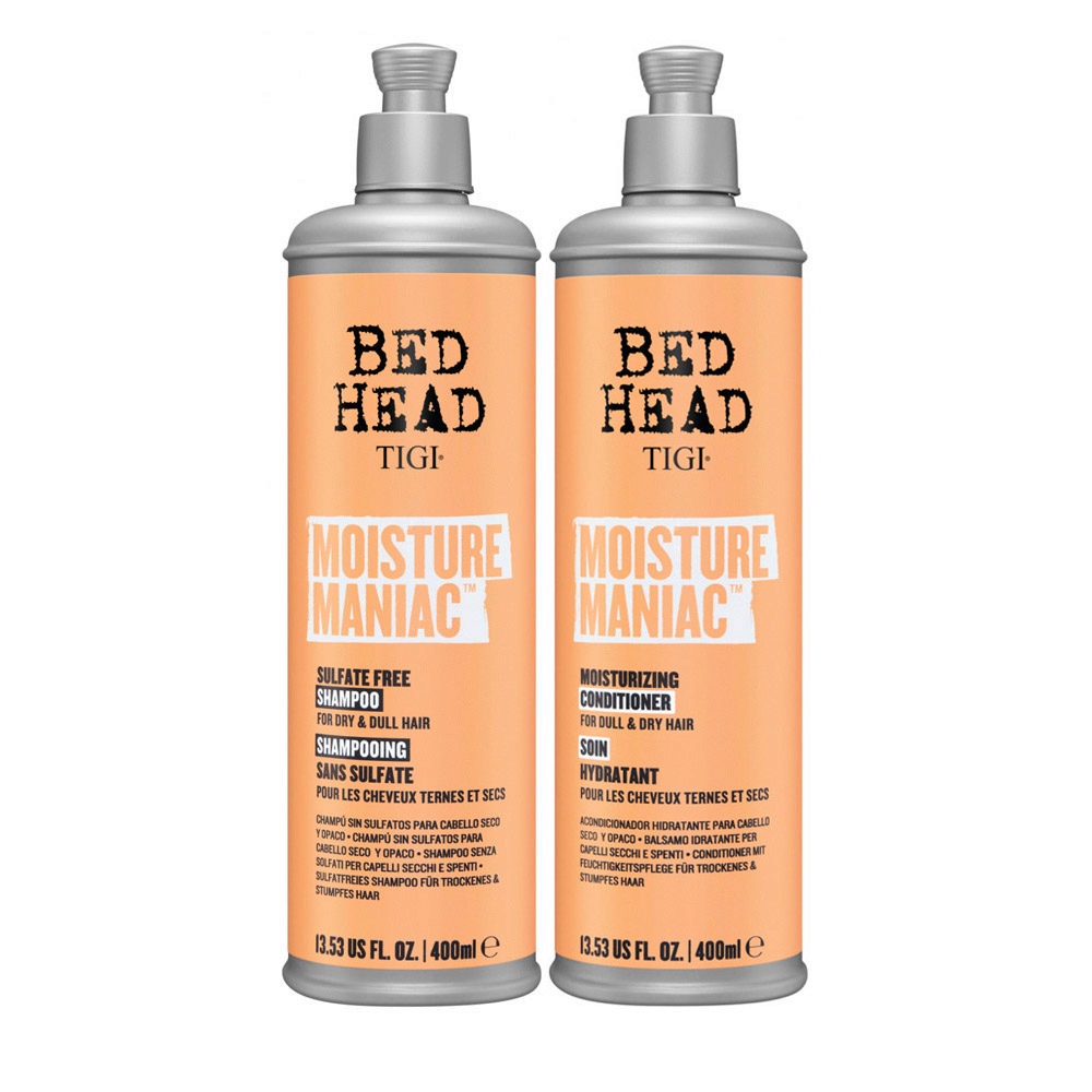 Kit TIGI Bed Head Moisture Maniac Duo Shampoo E Cond 2x400ml Shopee