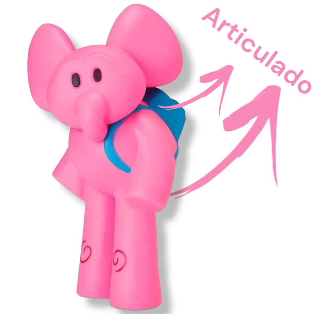 Boneco De Vinil Elly Grande Turma Do Pocoyo Cardoso Toys Shopee Brasil