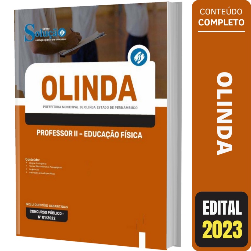 Apostila Prefeitura Olinda Pe Professor Educa O F Sica Shopee Brasil