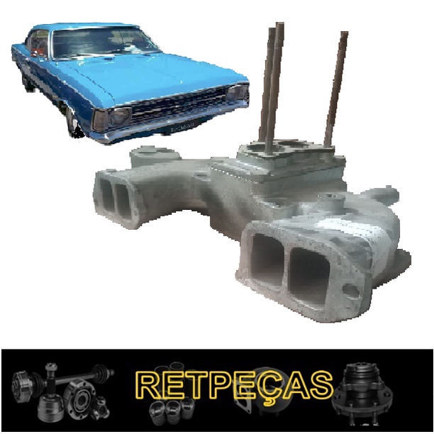 Coletor De Escape Turbo Chevrolet Opala Cilindros Shopee Brasil