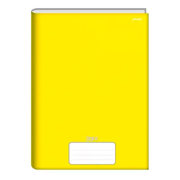 Caderno Brochura 1 4 Capa Dura 96 Folhas Amarelo Jandaia Shopee Brasil