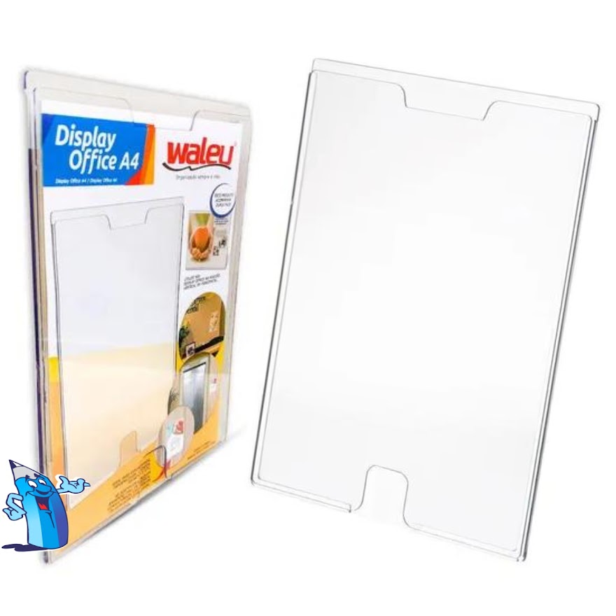 SUPORTE PARA AVISOS EXPOSITOR OFFICE A4 DISPLAY CLASSIC WALEU Shopee