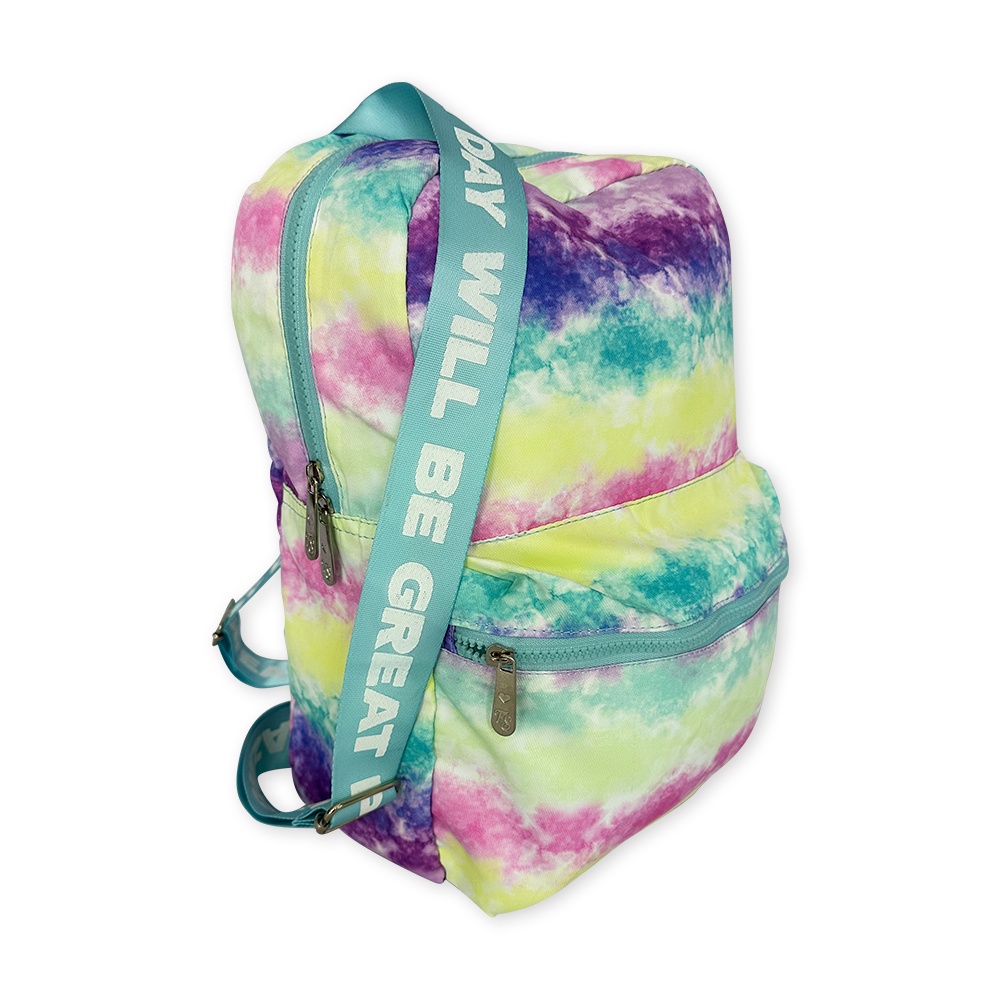 Mochila Feminina Juvenil Tie Dye Shopee Brasil