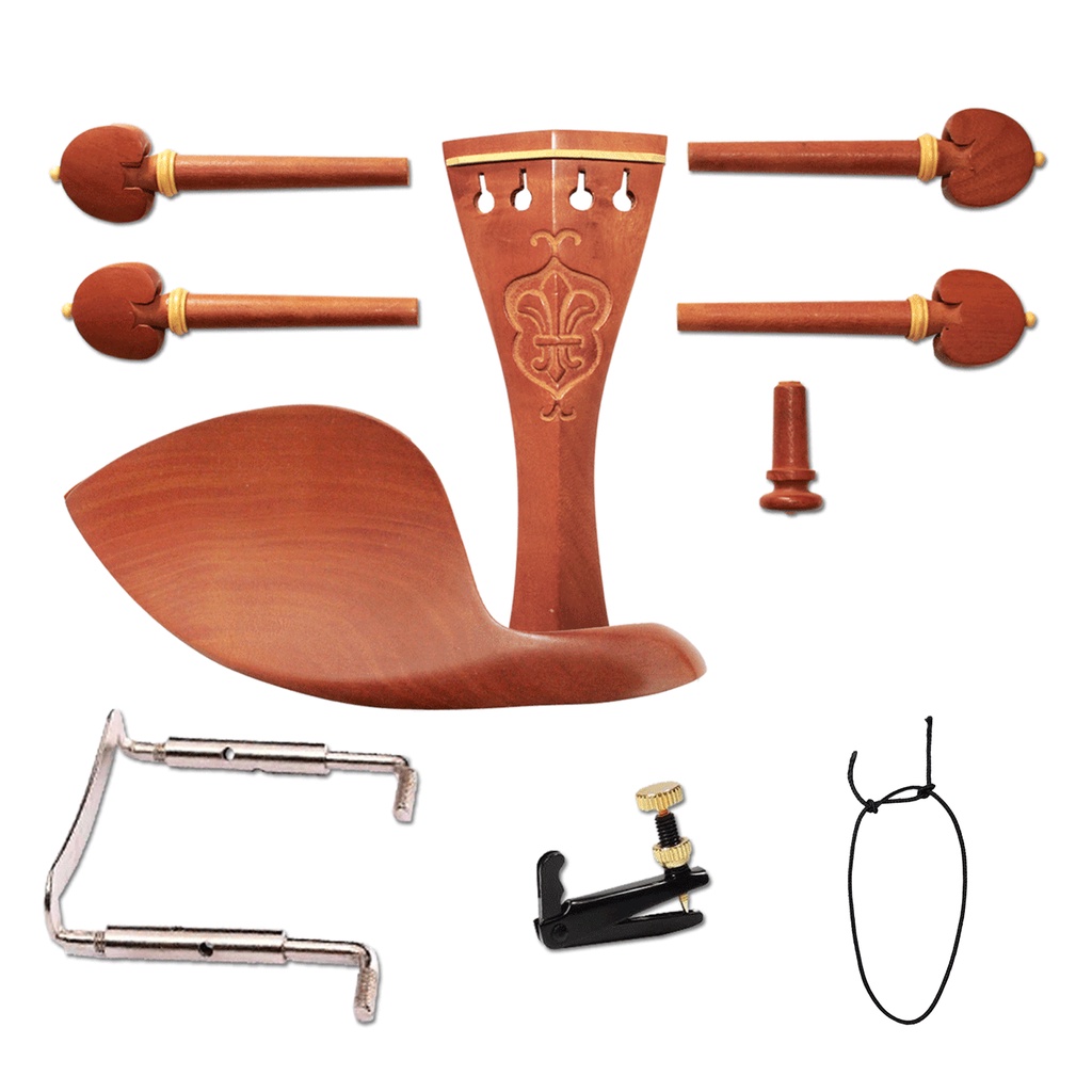 Kit De Montagem Trabalhado Boxwood Para Violino Completo Shopee