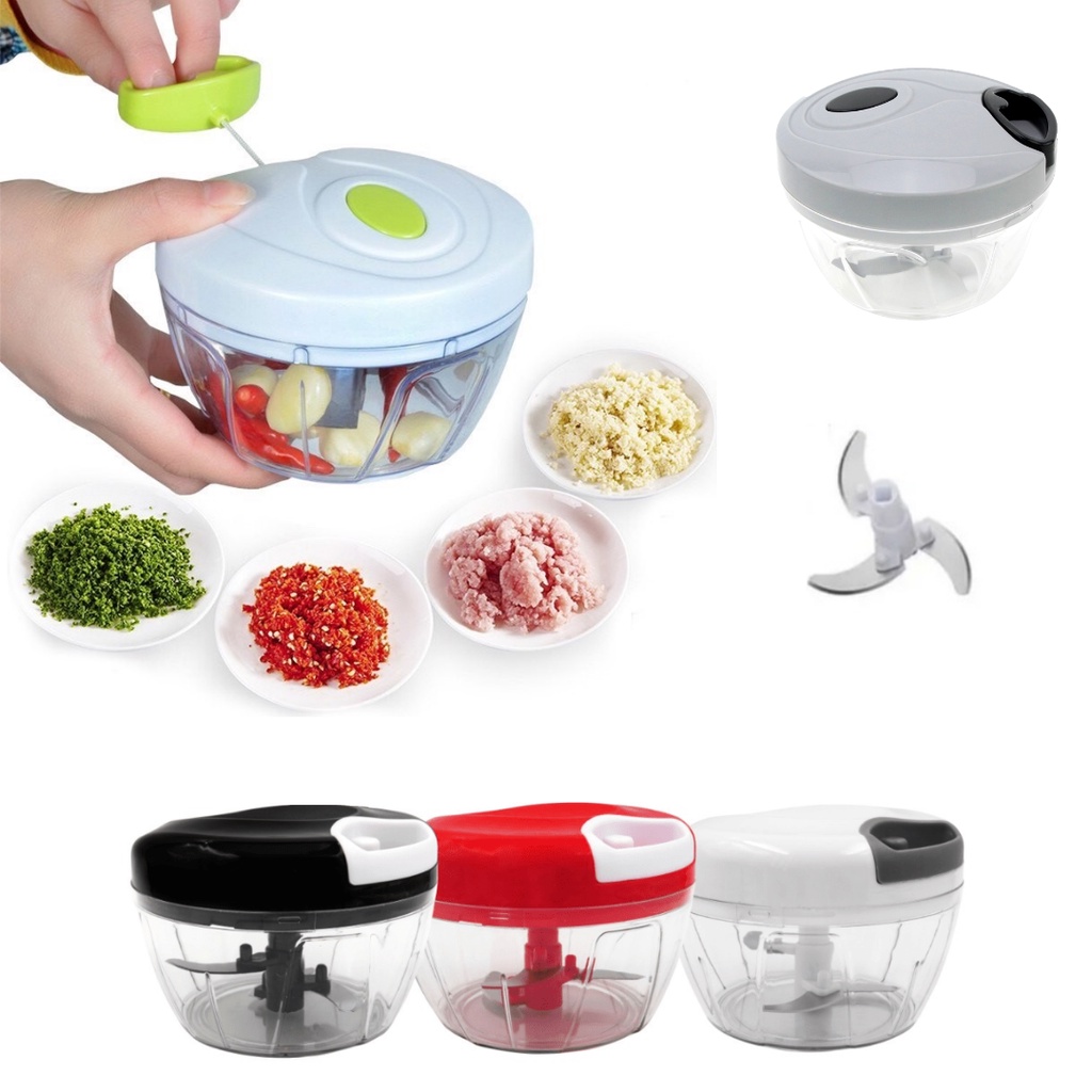 Mini Processador Triturador Manual De Alimentos Laminas Shopee Brasil