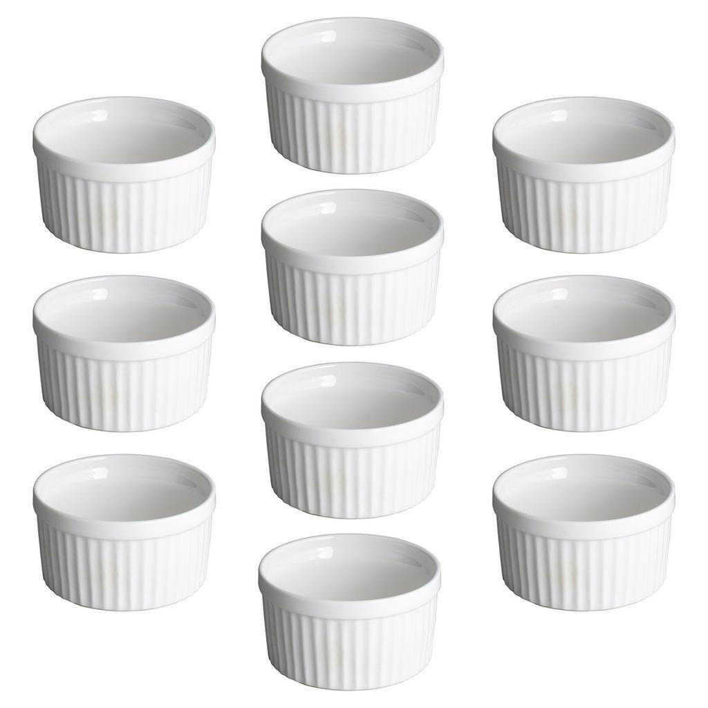 10 Ramekin De Porcelana 150ml Ramequim Pote Bowl Finger Food Shopee