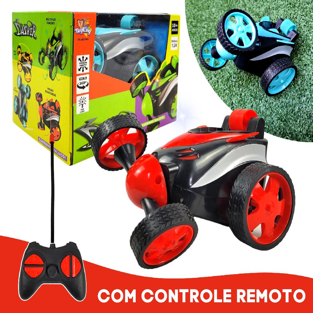 Carrinho Maluco Controle Remoto Gira Luz A Pilhas Shopee Brasil