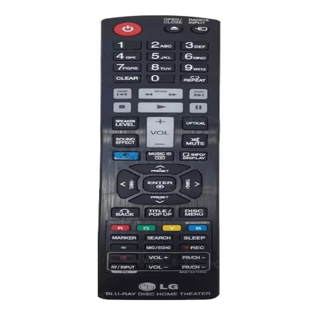 Controle Remoto Lg Home Theater Akb Shopee Brasil