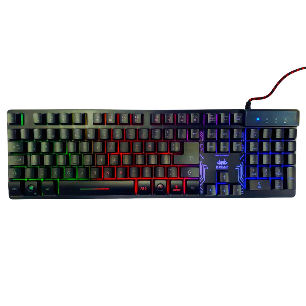 Teclado Gamer Usb Knup Antighosting Kp Tm Iluminacao Led Shopee Brasil