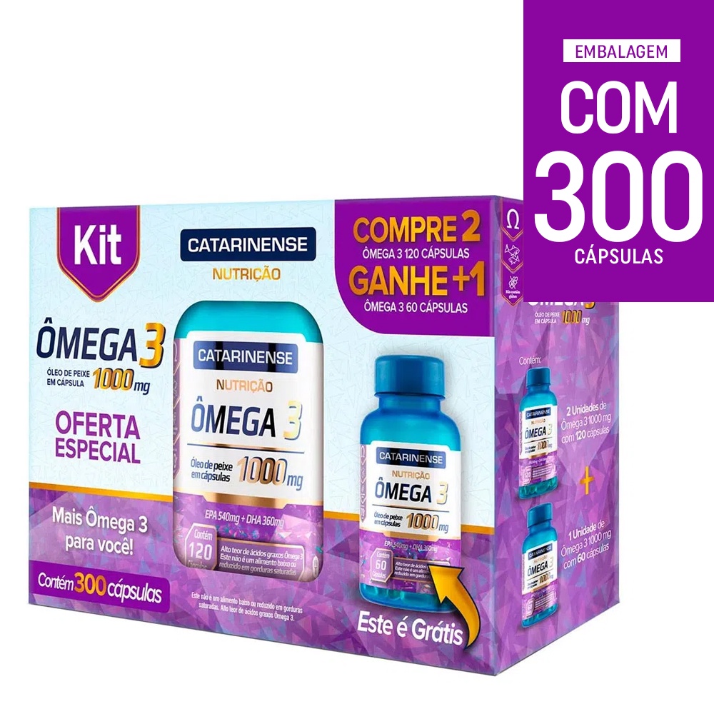 Kit Mega Mg Epa Mg Dha Mg Nutri O Catarinense