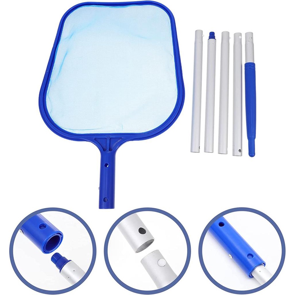 Kit Para Piscina Cabo Telescopico M Peneira Metalica Shopee Brasil