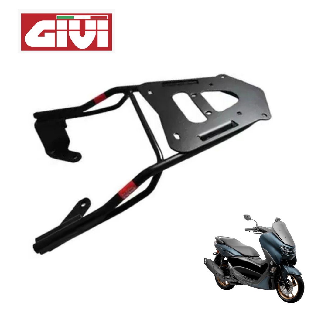 Bagageiro Suporte Bauleto Yamaha Nmax 160 2021 2023 Preto Givi