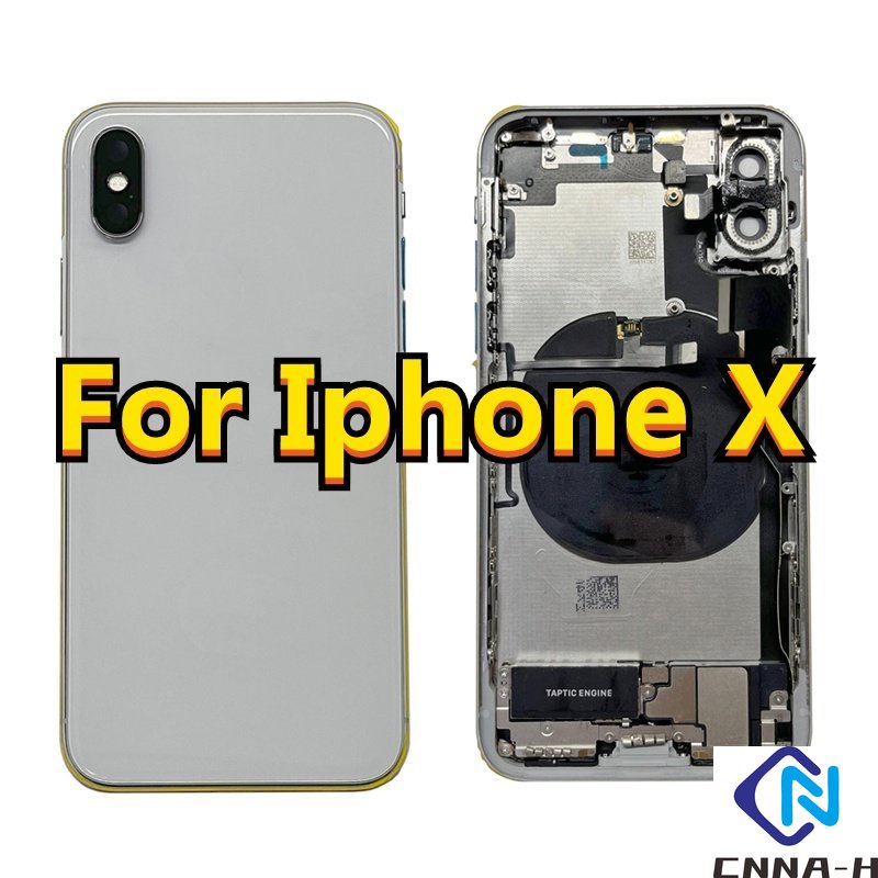 Para Iphone X Xr Montagem Completa Carca A Traseira Troca De Reparo