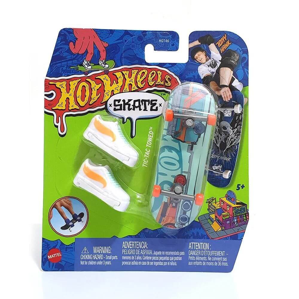 Hot Wheels Skate De Dedo Tic Tac Towed Mattel HGT46 HNG22 Shopee Brasil