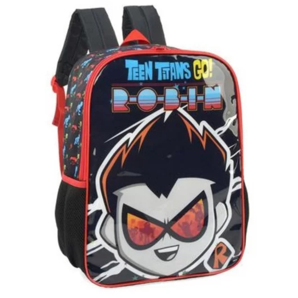 Mochila Escolar Infantil Teen Jovens Titans Go Grande Luxcel Shopee