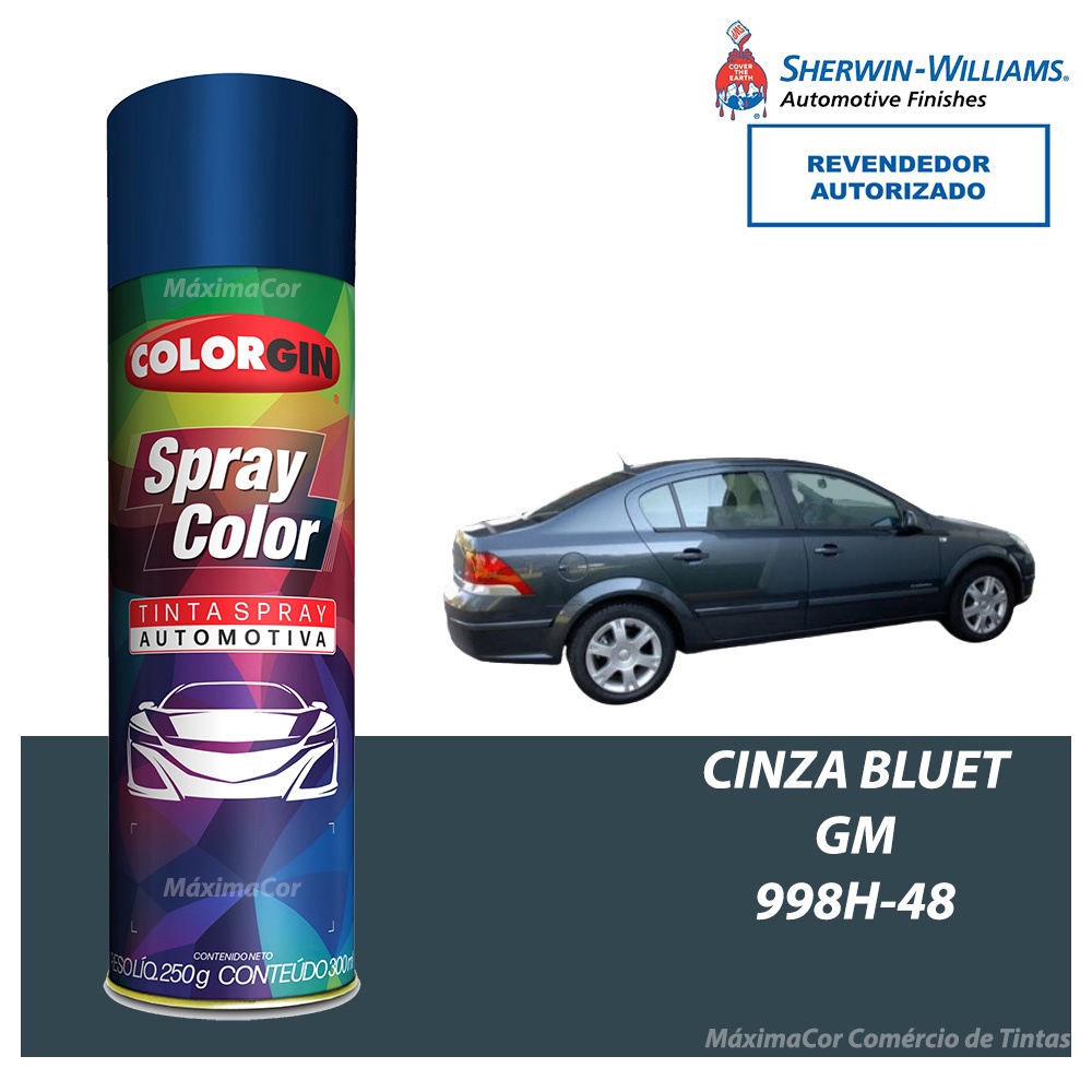 Tinta Spray Automotivo Cinza Bluet Ml Shopee Brasil