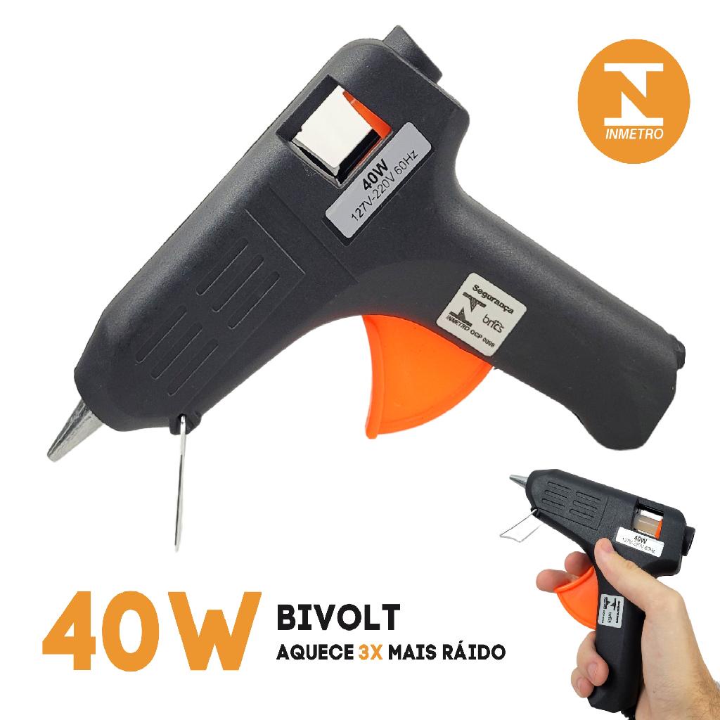 Pistola Cola Quente Revolver Bivolt W Grande Aplicador Shopee Brasil