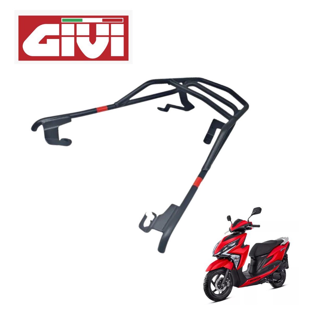 Bagageiro Suporte Bauleto Honda Elite 125 Preto Givi Shopee Brasil