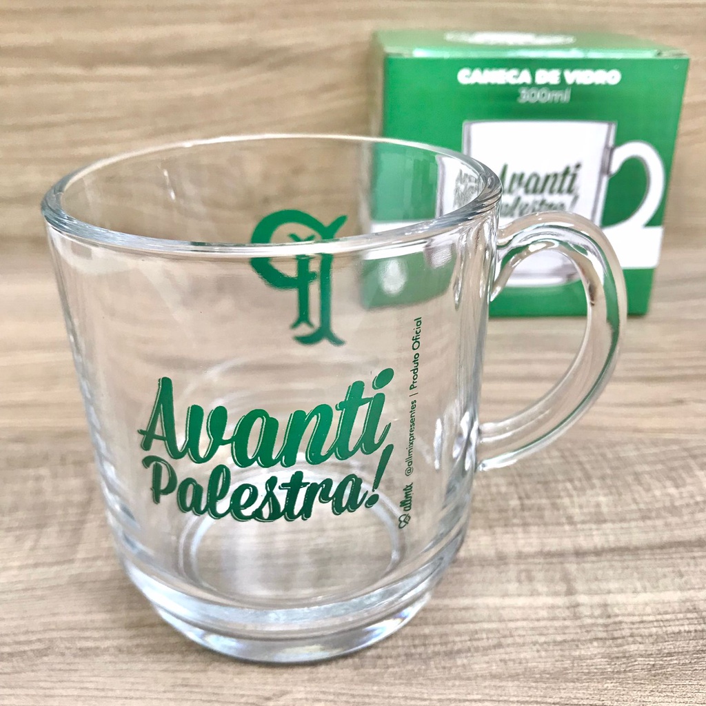 Caneca Do Palmeiras Oficial Licenciado De Presente Caixa 300ml