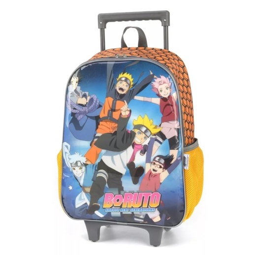 Mochila De Rodinhas Naruto Boruto Luxcel Shopee Brasil