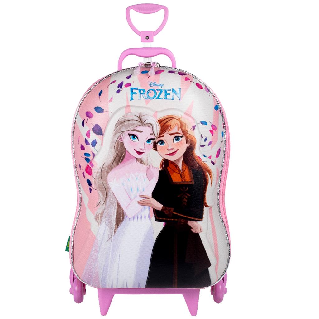 Mochila Frozen Elsa E Anna D De Rodinhas Infantil Rosa Shopee Brasil