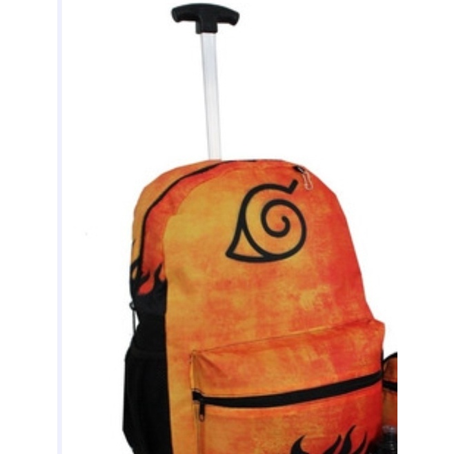 Mochila De Rodinhas Escolar Naruto Shippuden Juvenil Shopee Brasil