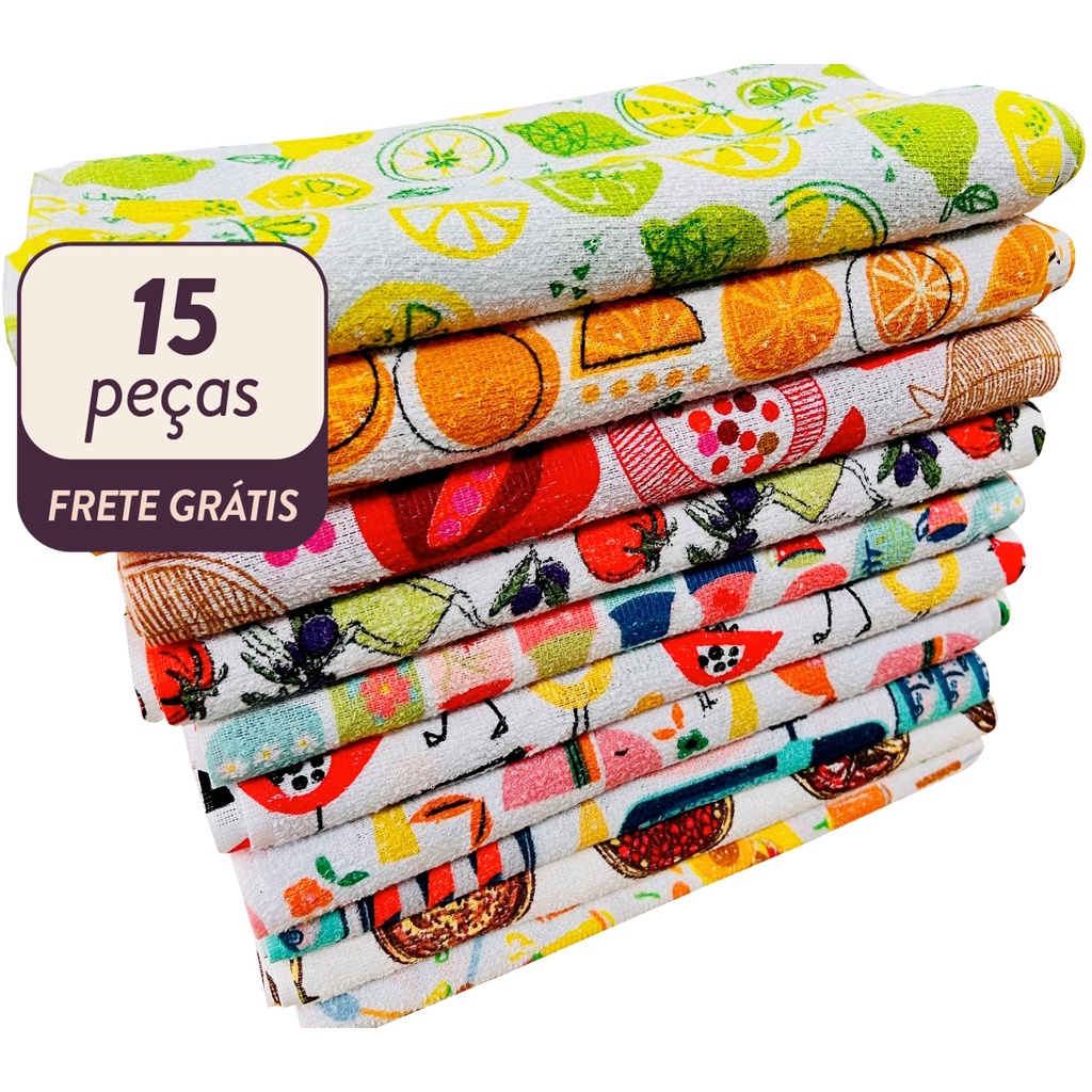 Kit Panos De Prato Atoalhado Felpudo Premium Camesa Shopee Brasil